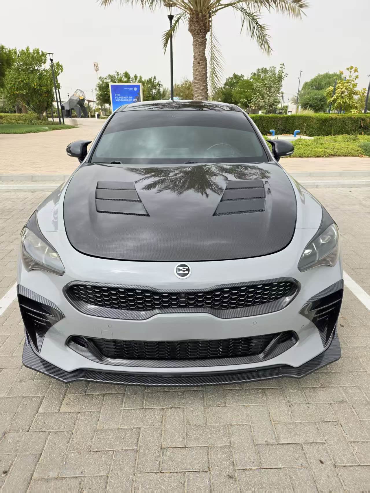 Kia Stinger AM Type vented hood