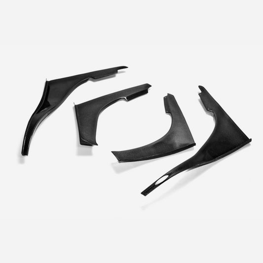 Nissan Skyline R32 GTR TBO Front Bumper 4 pcs Canard (Will fit on standard GTR front bumper only) body kits