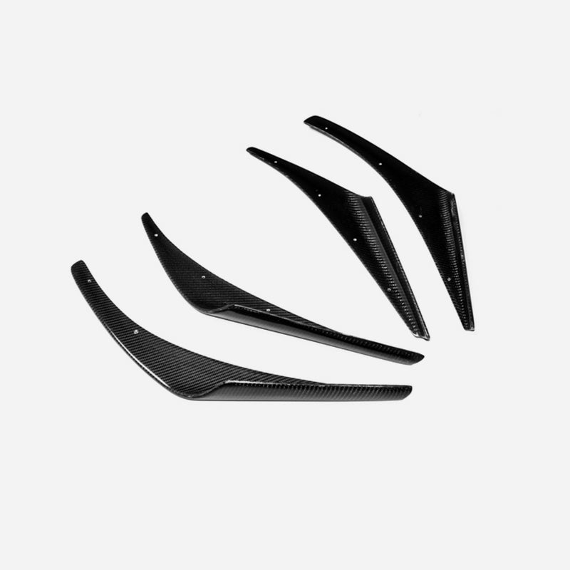 Subaru Impreza 10 GR STI VRS Style 09 Style Front Bumper Canard(4 pcs canard with 4 pcs fitting)