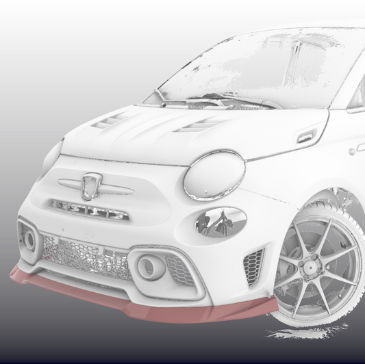 Fiat 500 595 695 Abarth Series 4 on~ EPA Type front lip (EU 16-23 S4 model)