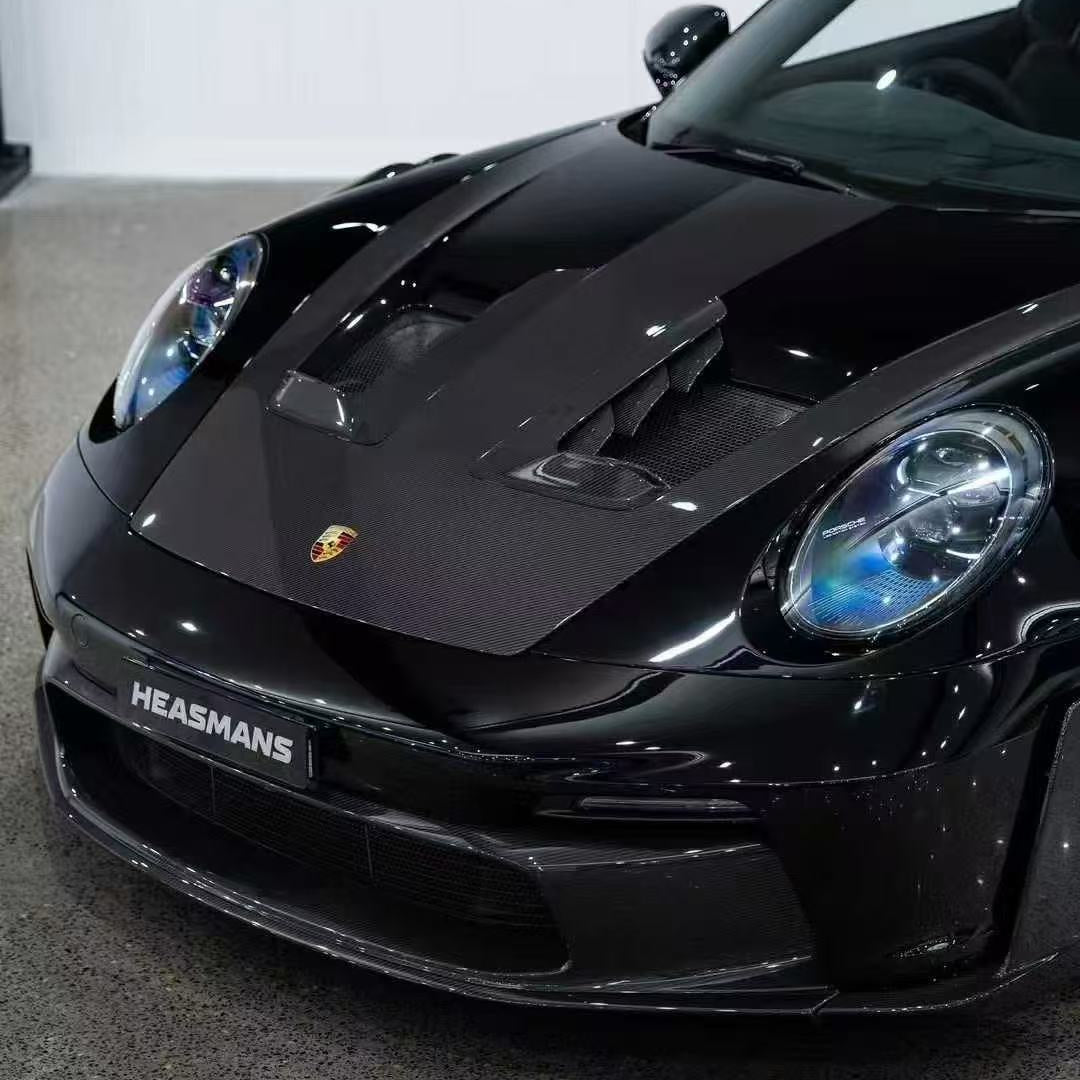 Porsche 911 992 S 4S Turbo S GT3 Type front hood