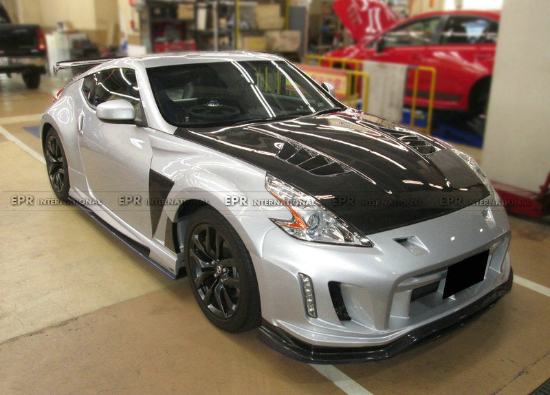 Nissan 370Z Z34 09 onwards VRS Style Front Fender with front bumper extension