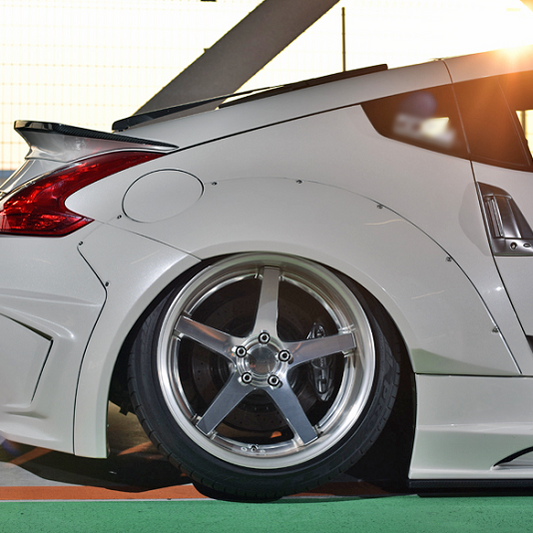 Nissan 09 onwards 370Z Z34 WBS Style Rear fender +30mm (4Pcs)