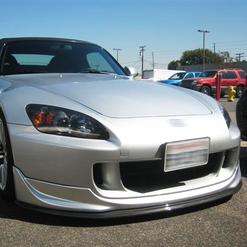 Honda S2000 DF Type front splitter (Only fit AP2 front bumper with AP2 OEM front lip)
