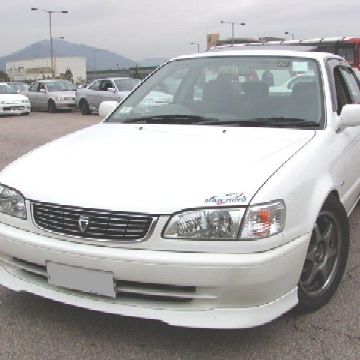 Toyota 98-00 Corolla AE110 GT Style Front lip (4 Door Saloon)