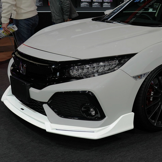 Honda 17 onwards Civic FK7 Hatchback BTZ Style Front Lip WIth FRP Under Diffuser