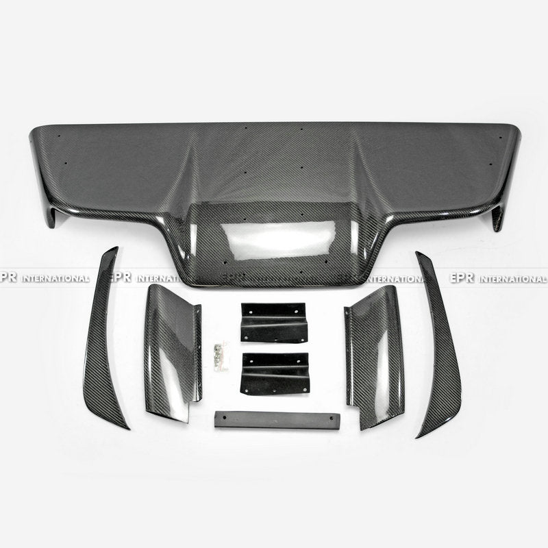 Nissan 03-08 Z33 350z Infiniti G35 Coupe 2D JDM TS Style Rear Diffuser Type 2 8Pcs (with fitting)