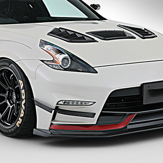 Nissan 370Z Z34 EPA N Type front bumper canard (For Nismo front bumper)