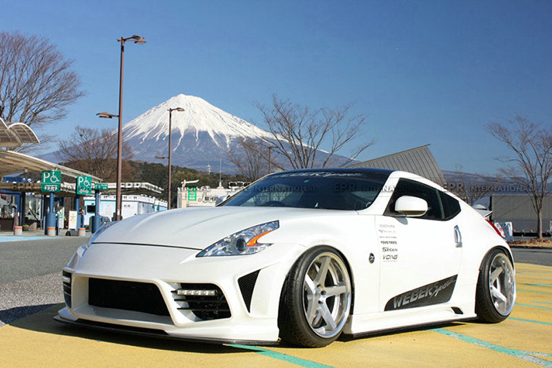 Nissan 09 onwards 370Z Z34 WBS Style Front Splitter