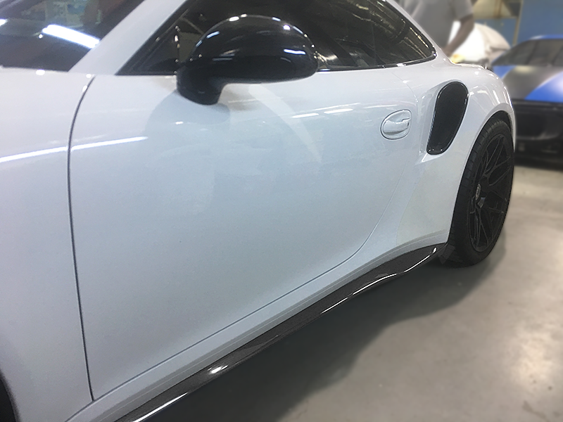 Porsche 911 991 SP Style Side Skirt Extension (Fits Turbo, 4S only wide body)