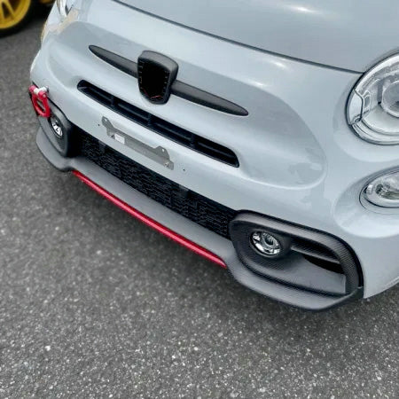 Fiat 595 Abarth Series 4 on~ T Type front lip carbon fiber body kits