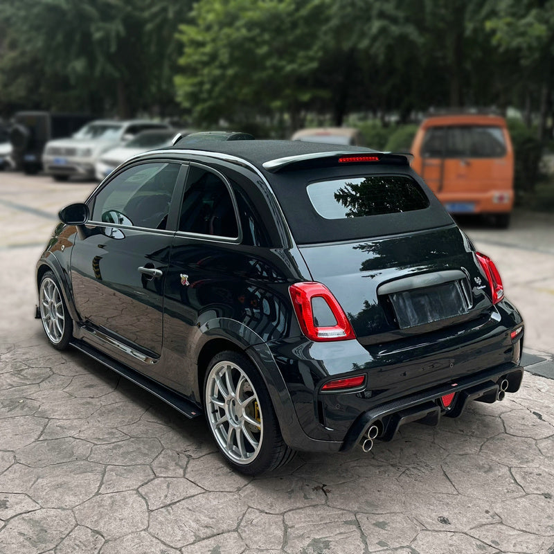 Fiat 595 Abarth Series 4 on~ EPA Type rear diffuser (With rear fog light)