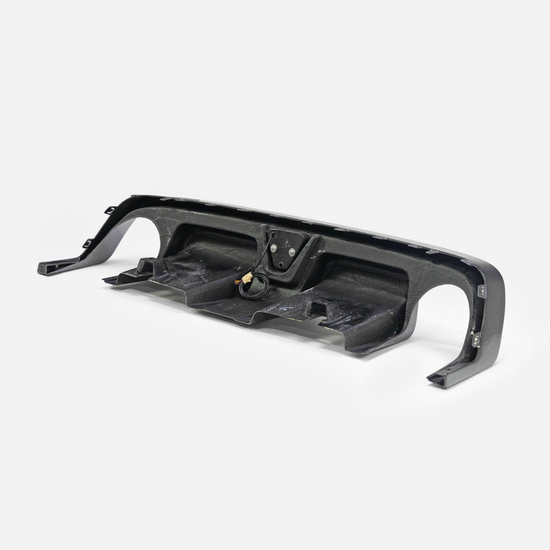 Fiat 595 Abarth Series 4 on~ EPA Type rear diffuser (With rear fog light)