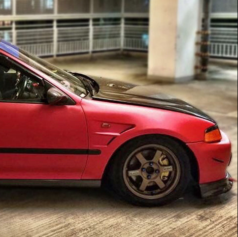 Honda Civic EG 92-95 (3Door Hatch Back or Coupe) Vented Front Fender