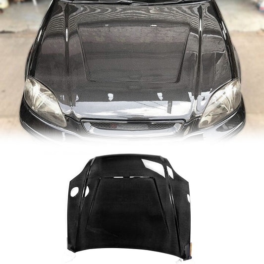 Honda 99-00 EK Civic Vented bonnet(140x152x13)