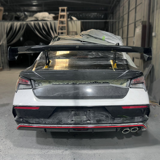 Hyundai 21+ Elantra/Avante (CN7) EPA Type R2H rear GT spoiler (Flat end plate) (300mm height & 1480mm length)