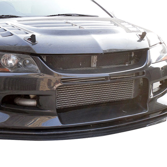 EVO 8 9 VTX Cyber Evo Front Lip (Track Version 1.76m width) (Front Diffuser, splitter with side canard)