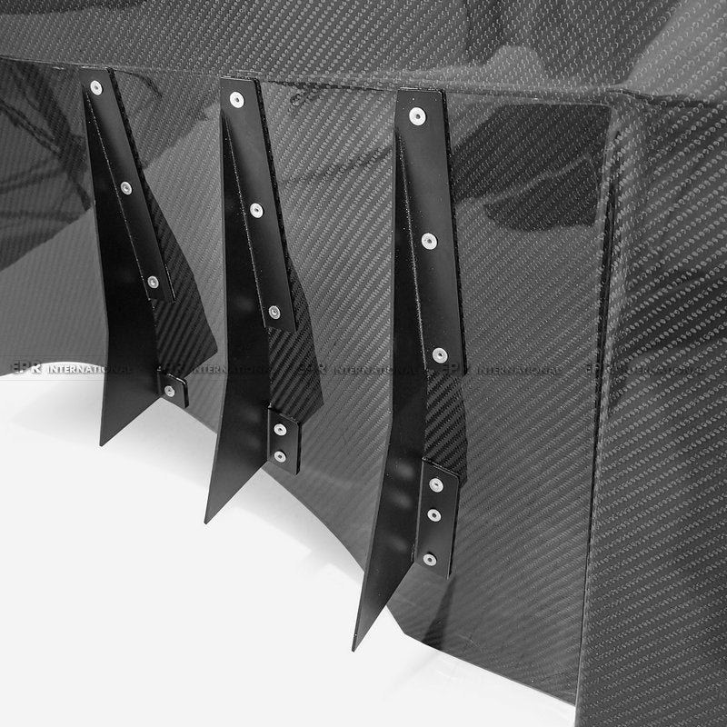 EVO 8 9 VTX Cyber Evo Front Lip (Track Version 1.76m width) (Front Diffuser, splitter with side canard)