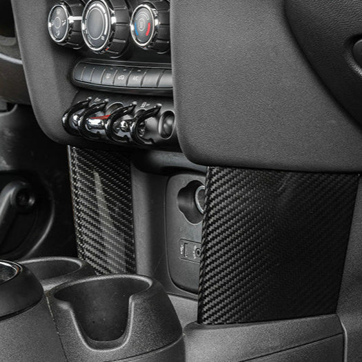 Mini 2013 onwards F55 F56 F57 Cooper Center Console bottom side panel 2Pcs