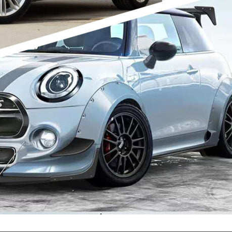 Mini F56 Cooper S TP Style Wide Body Side skirt underboard extension (S Only)