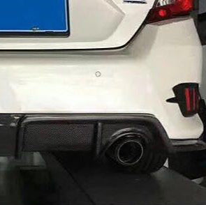 Honda Civic 10th FC 16-18 SC-Style Rear Diffuser Without Light Twin Exit Exhaust