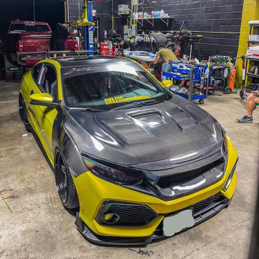 Honda Civic 10th FC 16-18 EVO-Style Hood