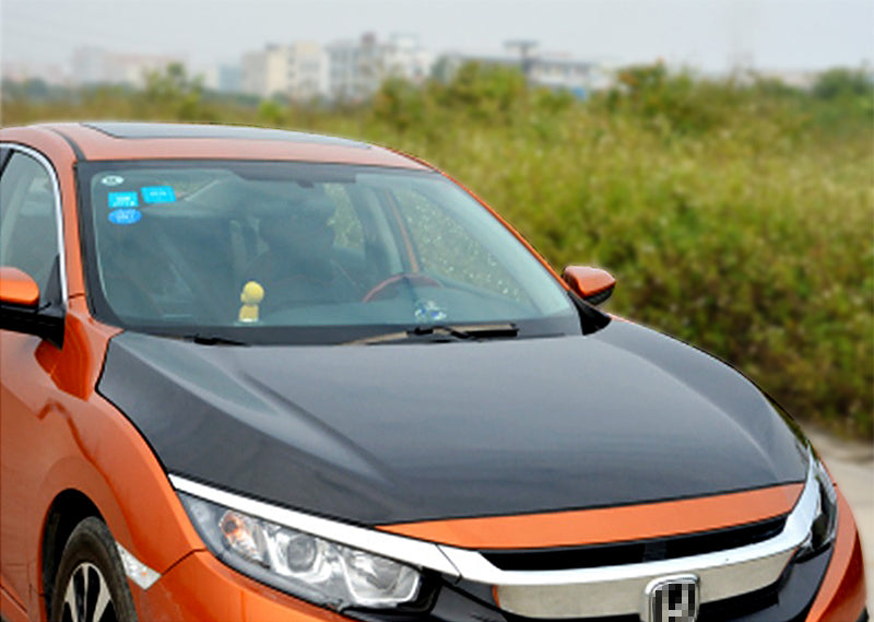 Honda Civic 10th FC 16-18 Middle Vent Style Hood