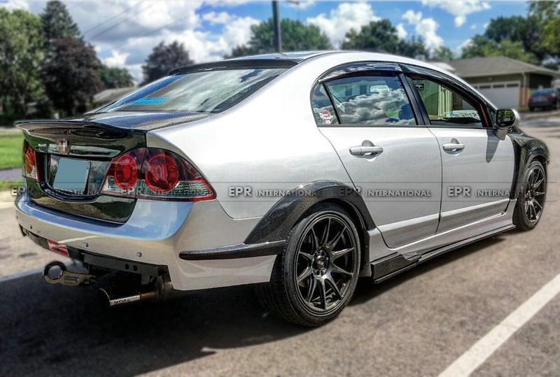 Honda Civic FD2 M and M Rear Wide Fender Flares 4PCs
