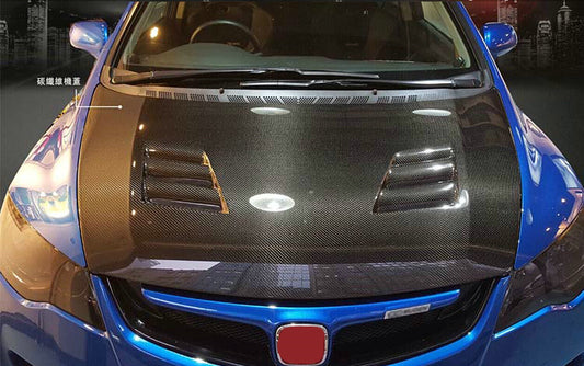 Honda 06-11 Civic JDM FD2 MUG Type vented hood