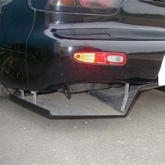 MAZDA RX7 FD3S GAGE Style Kagotani Rear Diffuser (2pcs)