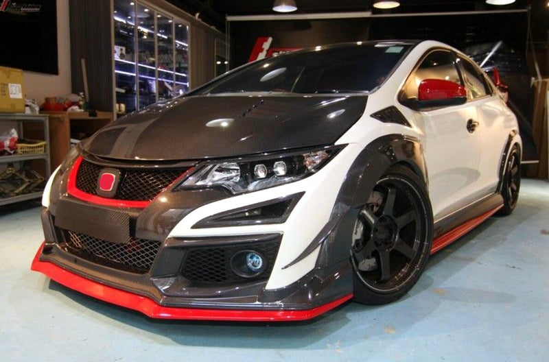 Honda 15-17 Civic Type R FK2 TM Type Front bumper vent