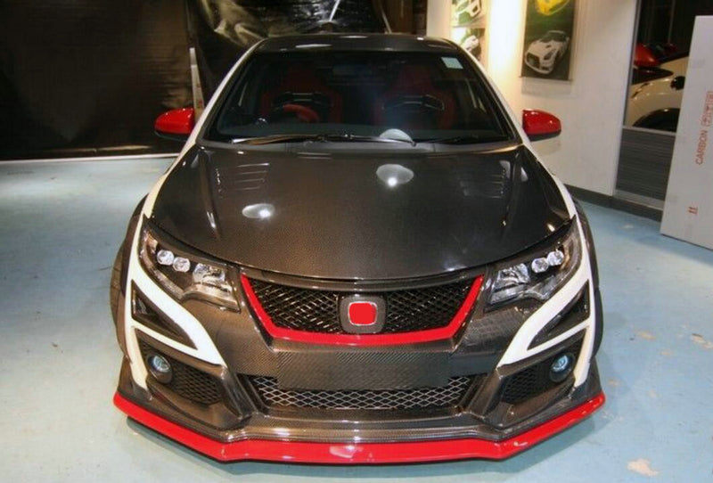 Honda 15-17 Civic Type R FK2 TM Type Front spiltter