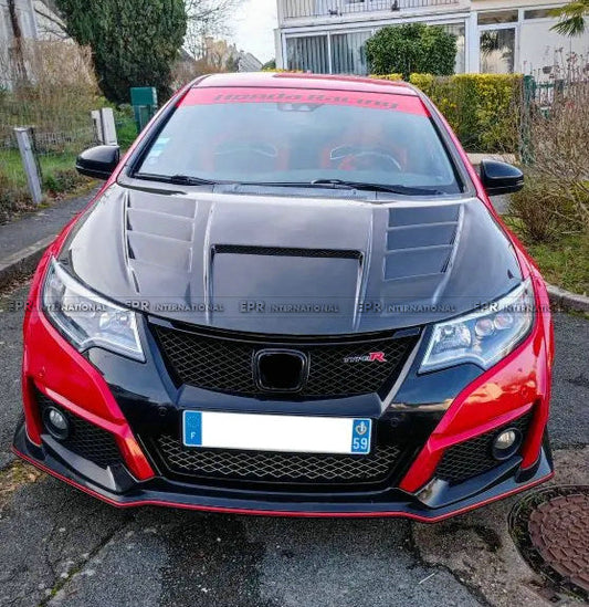 Honda 15-17 Civic Type R FK2 TM Type Front hood
