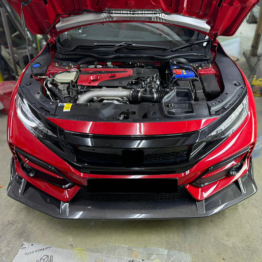 Honda 17 onwards Civic Type R FK8 JS-S Type front lip 2 Pcs