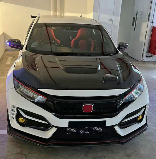 Honda 17 onwards Civic FK8 Type R Hatchback JS Type Hood (5 Door hatch only)