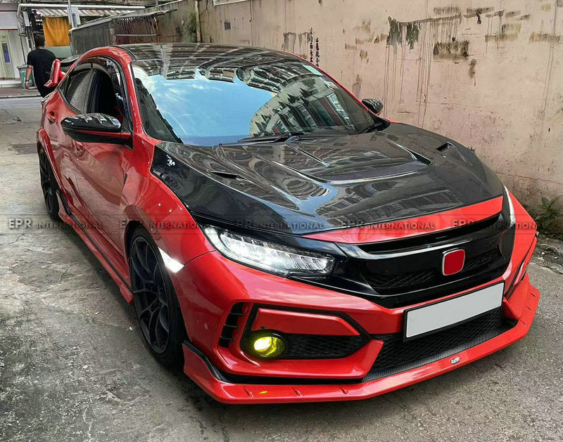 Honda 17 onwards Civic Type R FK8 VRSAR1 Style Front Hood (5 Door Hatch)(Crate size: 171x116x20)