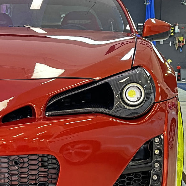 TOYOTA FT86 BRZ FRS Stanceworkz ATTK Vented Headlight replacement with LED Projector Light (LHD, driver side)