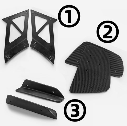 TOYOTA FT86/GT86 BRZ 7pcs VTX Type-2v Style GT Wing 1350mm