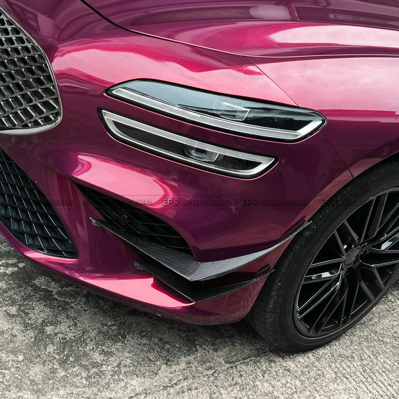 Hyundai Genesis2022 G70 facelift EPA Type front bumper canard