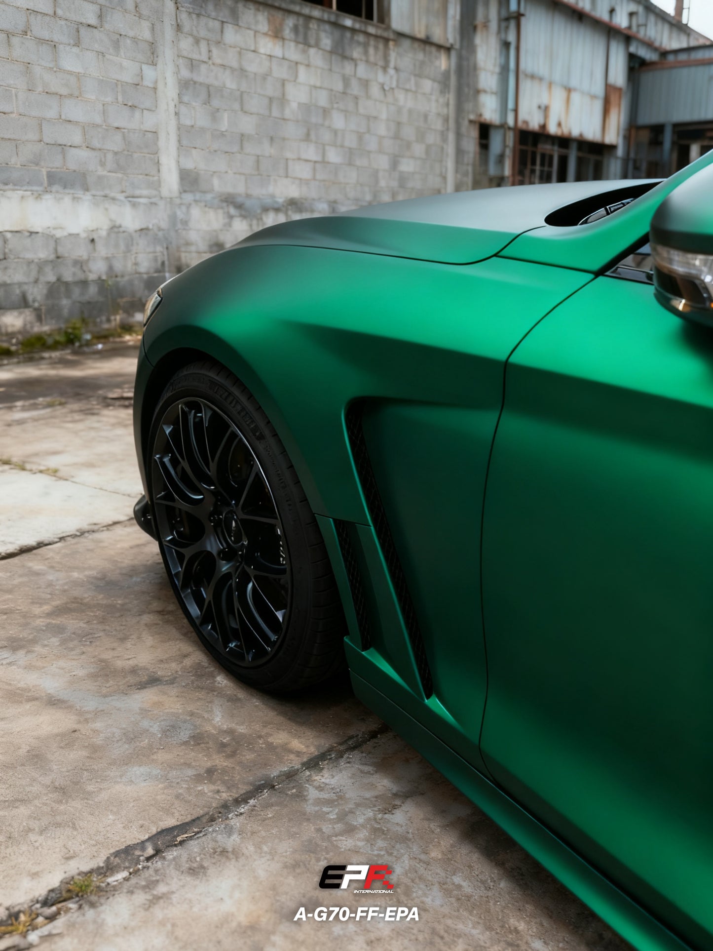 Hyundai Genesis G70 2022 facelift EPA Design front fender