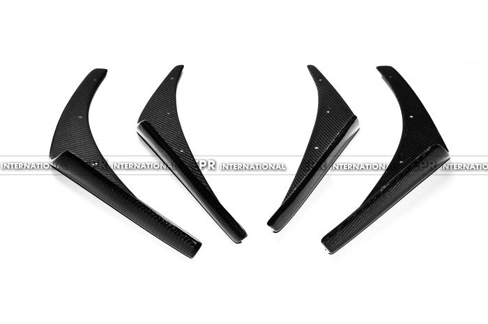 Subaru Impreza 10 GR STI VRS Style 09 Style Front Bumper Canard(4 pcs canard with 4 pcs fitting)