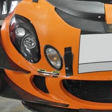 Lotus 2007 Exige S2 front bumper canard 4Pcs