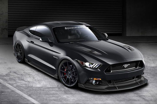 Ford Mustang 2015-17 HN Style Front Lip Spoiler Splitter 2pcs