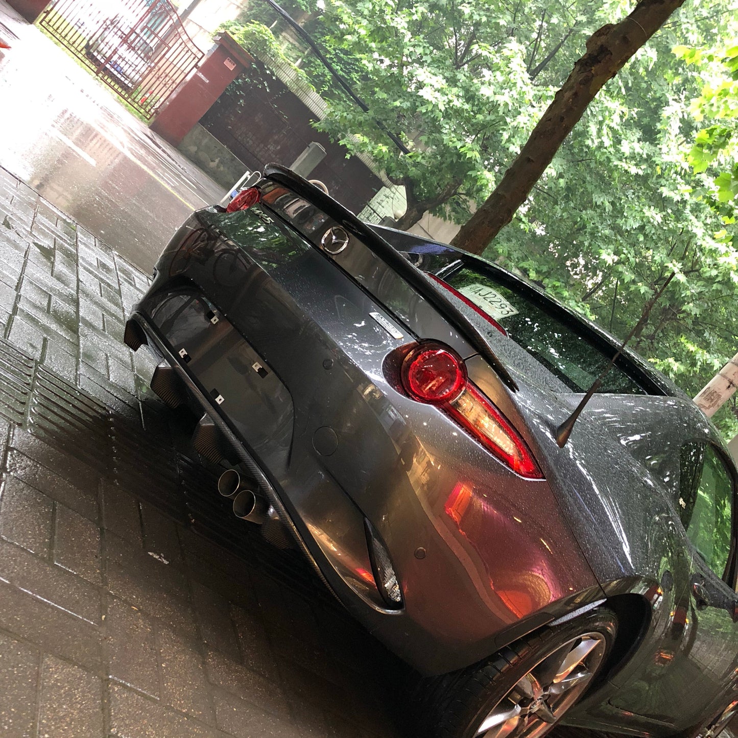 MAZDA MX5 ND5RC Miata Roadster Fujimura Auto Rear Diffuser