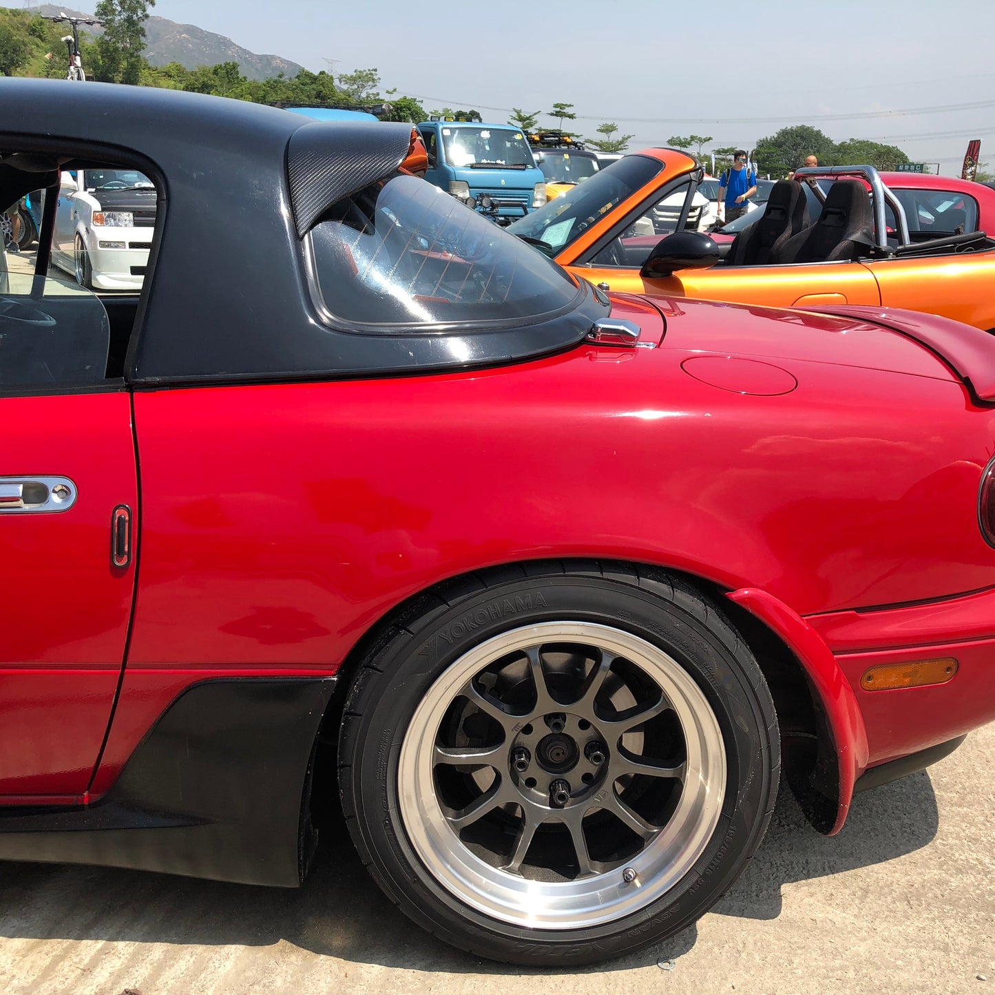 MAZDA NA MX5 Roof Spoiler (Fits Hard Top)
