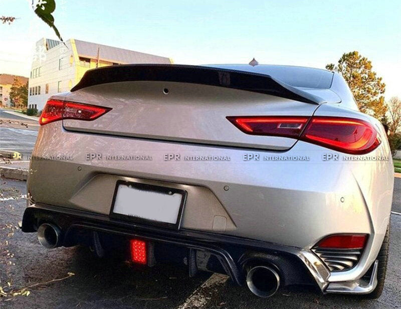Infiniti Q60 CV37 17 onwards V Type rear diffuser