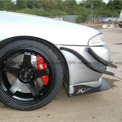 Nissan Skyline R32 GTR TBO Front Bumper 4 pcs Canard (Will fit on standard GTR front bumper only) body kits