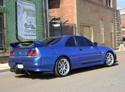 Nissan Skyline R33 GTR TS Style Rear Diffuser w/ Metal Fitting Accessories (3pcs)