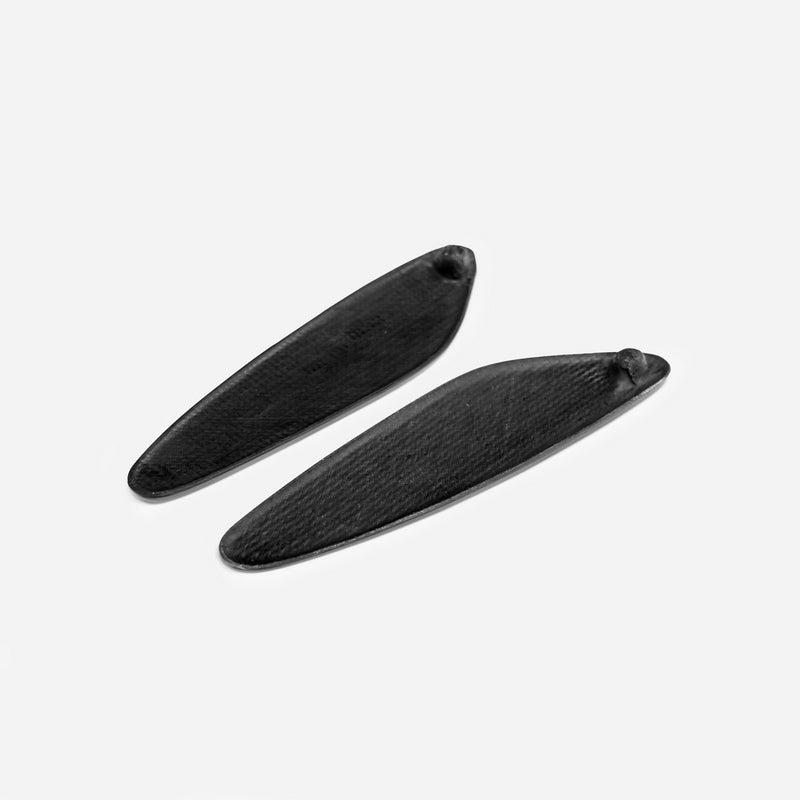 Nissan Skyline R33 GTR Spoiler end caps with metal clips (No logo)