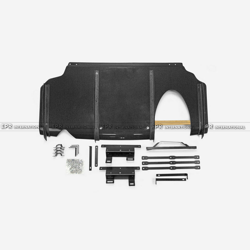 Nissan Skyline R34 GTR GTT K Type rear under diffuser with fins